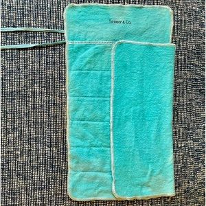 Vintage Tiffany & Co silver- ware saver for cocktail forks holds 6